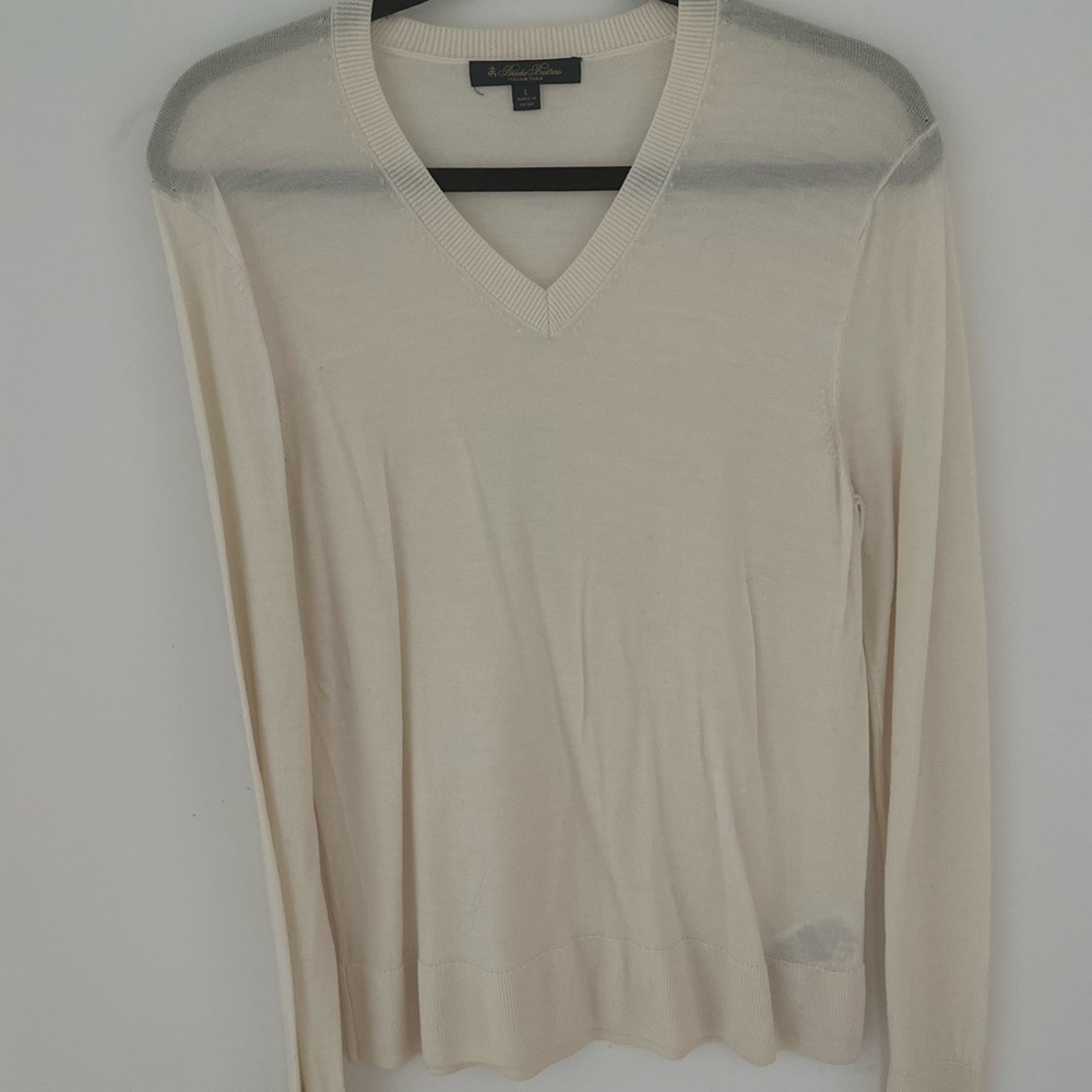 Merino wool v neck sweater